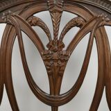 George III Mahogany armchair attributed to William and John Linnell circa 1775