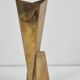 Art Deco Cubist Brass Vase from WMF, 1930s