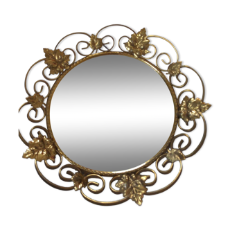 Miroir œil de sorcière Miroir Soleil avec oeil de sorcière Style Napoléon  III Miroir verre convexe Mirroir Soleil Bullseye -  France