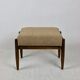 Vintage Beige boucle Stool by Homa, 1970s
