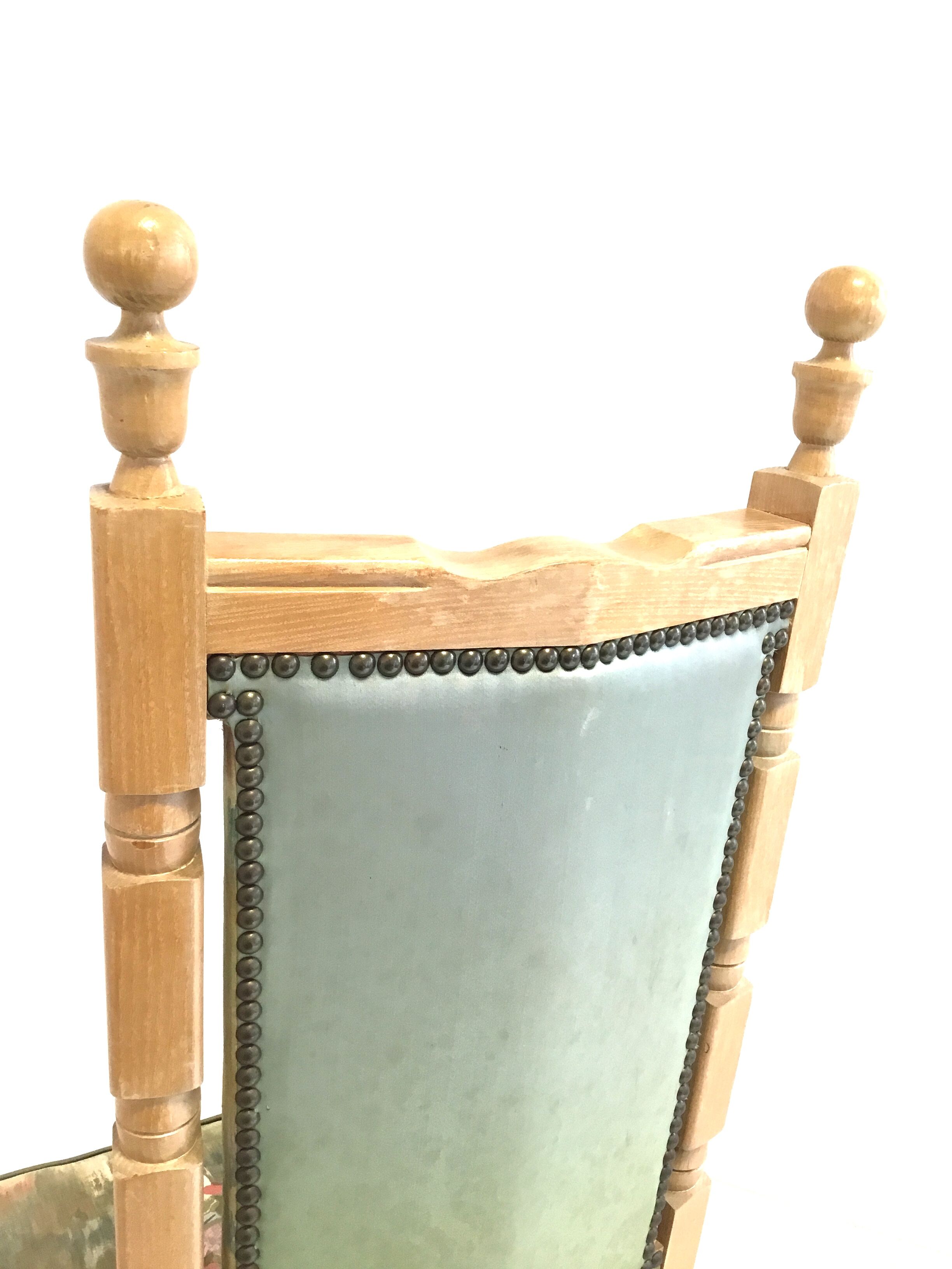 Paire de chaises de cheminée années 40