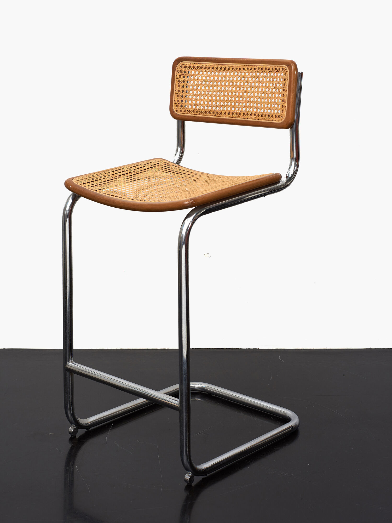 Set of 2 Marcel Breuer design bar stools produced by Cidue, Italy 1970s