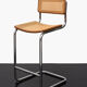 Set of 2 Marcel Breuer design bar stools produced by Cidue, Italy 1970s