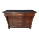 Commode en acajou à décor de cygnes