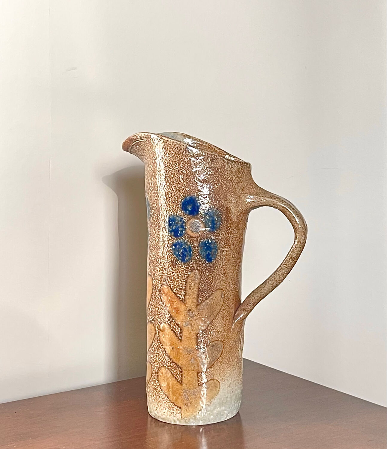 Stoneware jug by Jean Claude Monange.