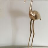 Great blue heron brass dore 46 cm