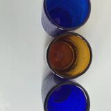 Lot de 10 verres soufflés bouche – Artisanat contemporain français – Multic