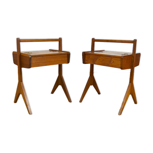 paire de chevets vintage