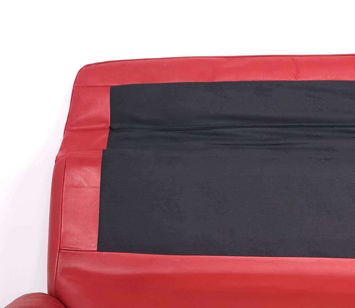 Canapé design en cuir rouge De Sede DS-2011, années 1990