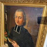 Important portrait 18th century - Philippe Roux, Priest in Périgord - Dated 1751