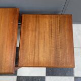 Teak nesting table set by Toften Denmark 1970s