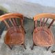 Lot 4 baumann chairs - bistro bar brasserie bohème vintage 1950 old