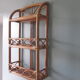 Etagere murale en rotin