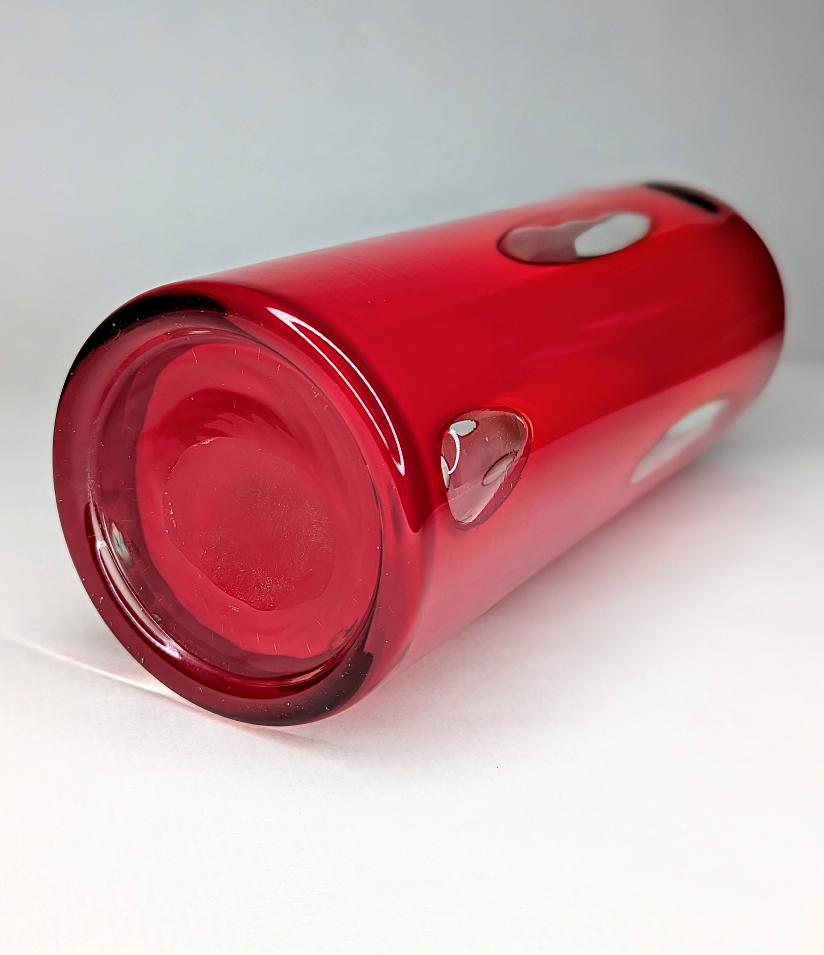 Vase Unikat Dreamlight space age bubbles red