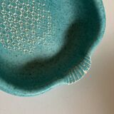 Vallauris turquoise fish ceramic 1950