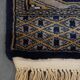 Rug / Runner in Blue and Beige Tones – 67x30cm