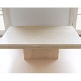 Table en travertin