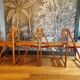 4 vintage Italian folding chairs
