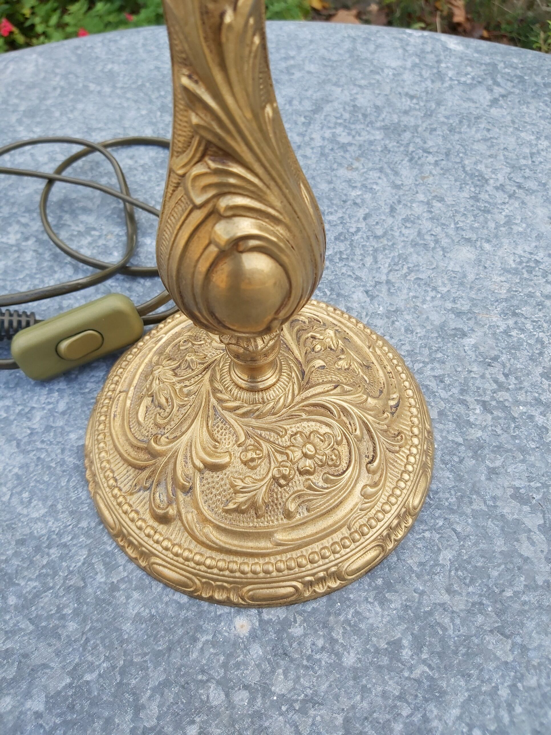 Bronze chandelier 5 fires