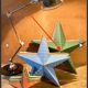 Red amish star 74cm