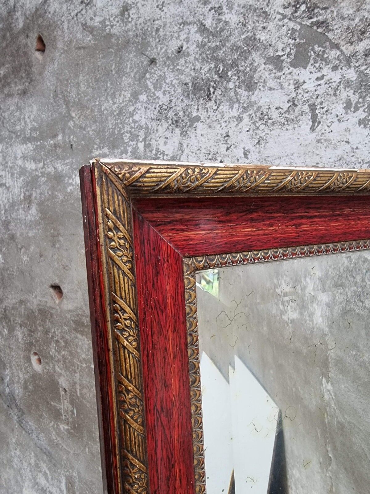Antique French mirror wall mirror