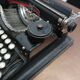 Underwood portable typewriter