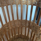 Vintage wicker bread basket