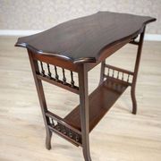 Table d'appoint en palissandre des années 20, en shellac, années 1950.