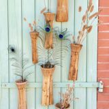 Set of seven baskets to hang
