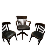 Classic vintage swivel office armchair (1950s–1970s)