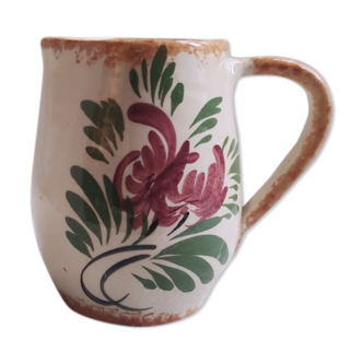 Small hand-painted pitcher