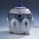 Art Deco punch bowl by Alfons Wilhelm Lötschert. Germany, early XXth