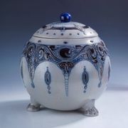 Art Deco punch bowl by Alfons Wilhelm Lötschert. Germany, early XXth