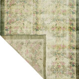 Anatolian handmade vintage rug 235 cm x 132 cm