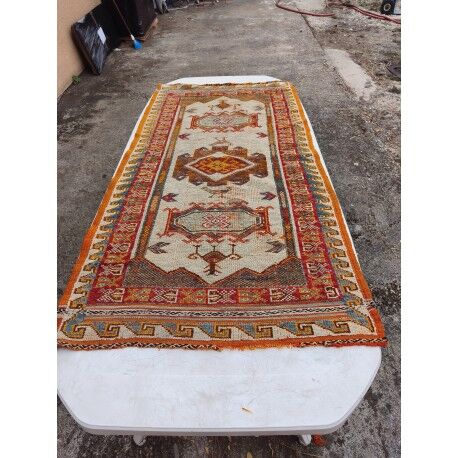 Moroccan wool rug