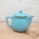 Turquoise blue teapot 50s