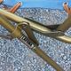 Set of 3 vintage lafuma sun loungers canvas and tubes + table