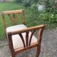 Bench, end of sofa, two-tone wooden end of bed. Old