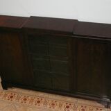 English mahogany library