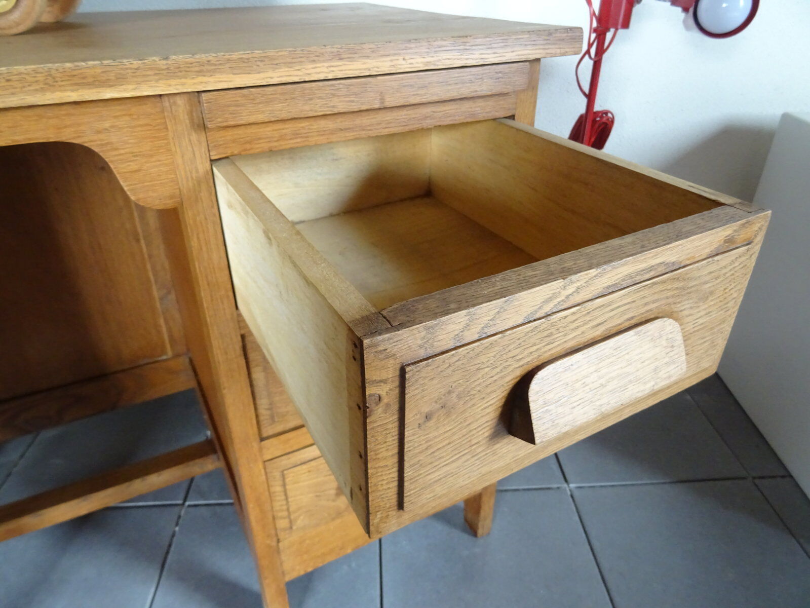 Children's desk in solid oak