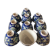 Small cloisonné enamel Chinese bowls