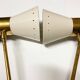 Italian articulated wall light diabolo design 50s