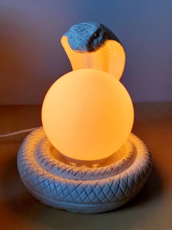 Lampe serpent Avobin, 1970