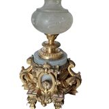 Pair of bronze candlesticks