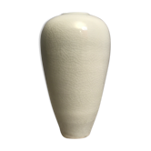 Cracked ceramic vase signed 1970