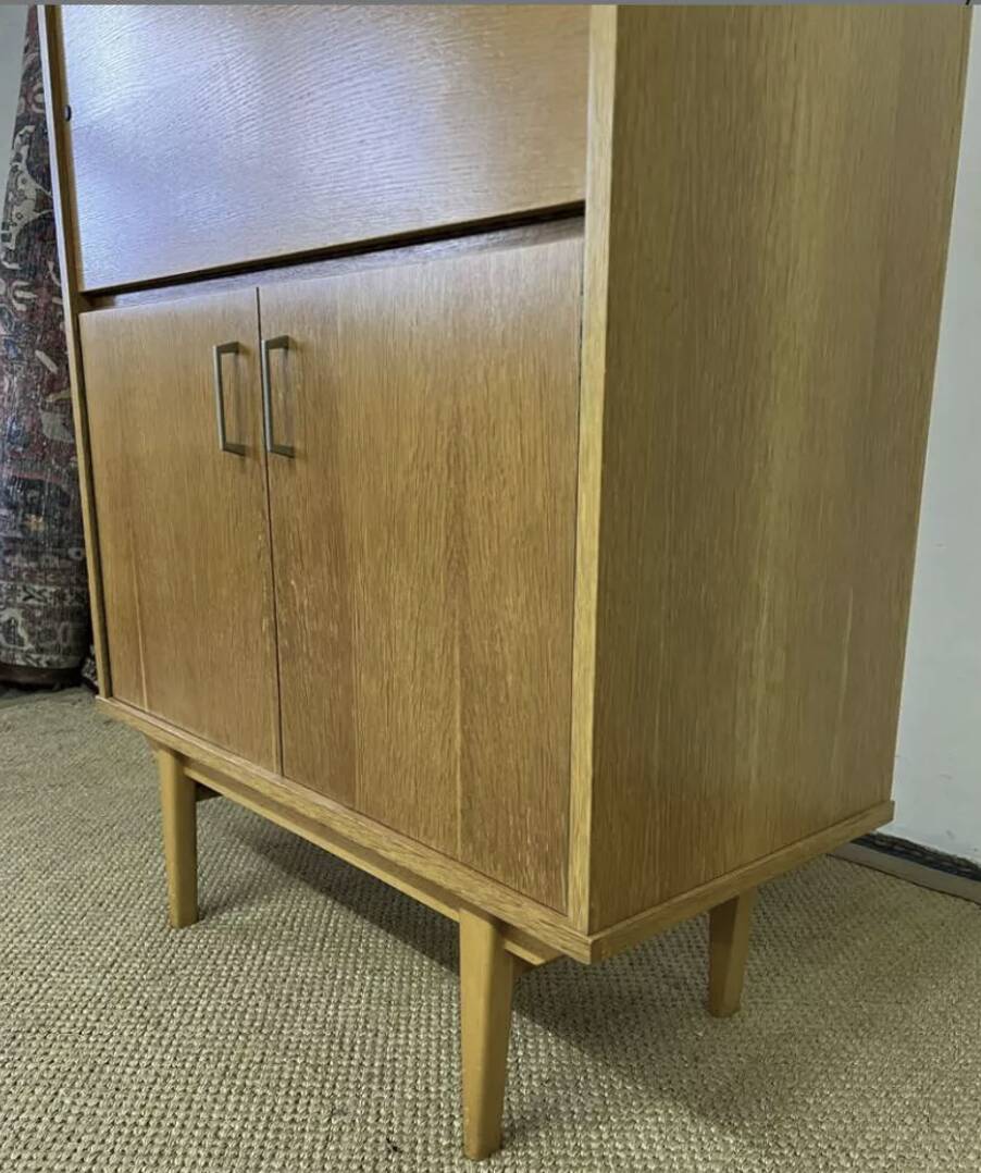 Small vintage secretary cabinet
