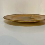 Set of 4 plates in grés Chantilly France Decor unalterable 1970