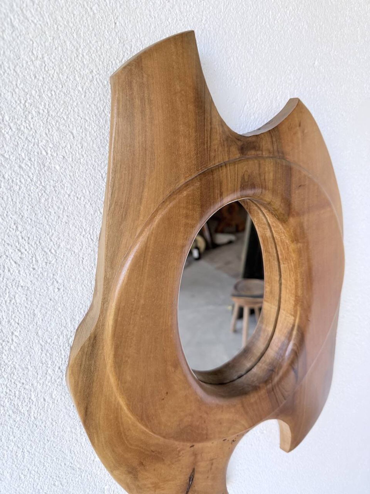 Organic walnut mirror 1960