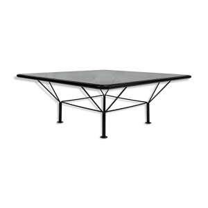 80s metal coffee table