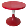 Vintage Red Tulip Table by Meblo Yugoslavia / Pedestal Table